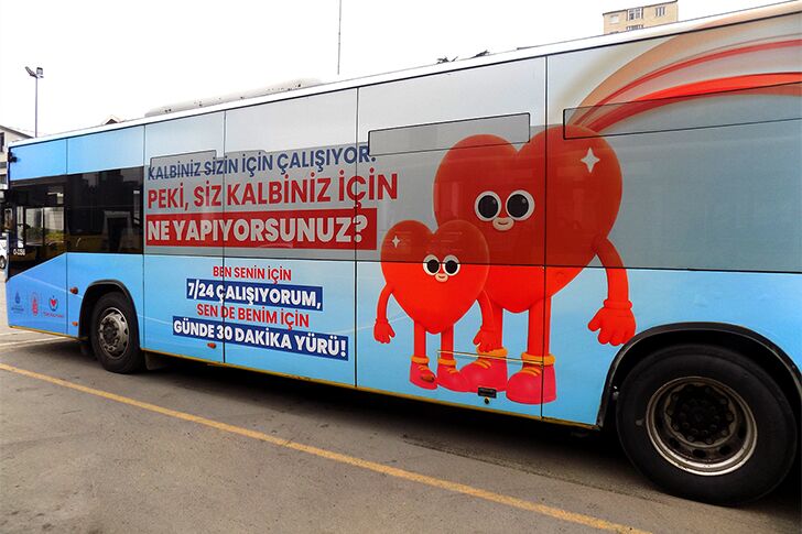 TÜRK KALP VAKFI İLE İETT’DEN KALP SAĞLIĞI İÇİN FARKINDALIK ÇALIŞMALARI TÜRK KALP VAKFI İLE İETT’DEN KALP SAĞLIĞI İÇİN FARKINDALIK ÇALIŞMALARI