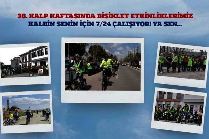 38. Kalp Haftasında Bisiklet Etkinliklerimiz 38. Kalp Haftasında Bisiklet Etkinliklerimiz